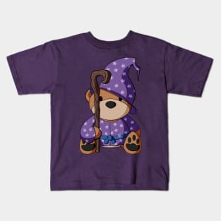 Wizard Teddy Bear Kids T-Shirt